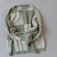Adult Checked Sage Aspen Jumper