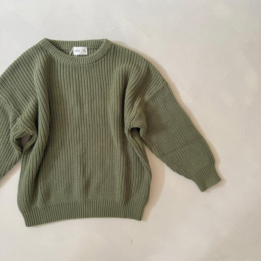 Olive Aspen jumper 7-8y