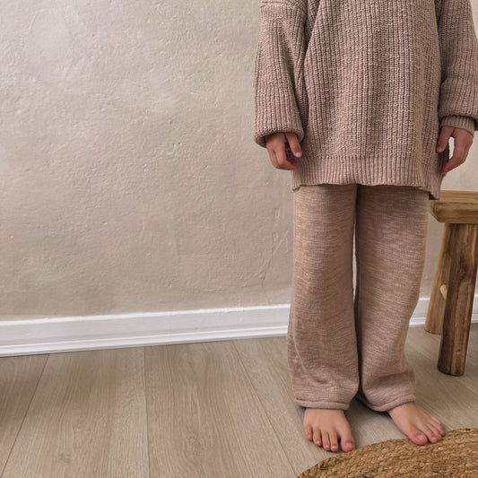 Beige Teddy Pants