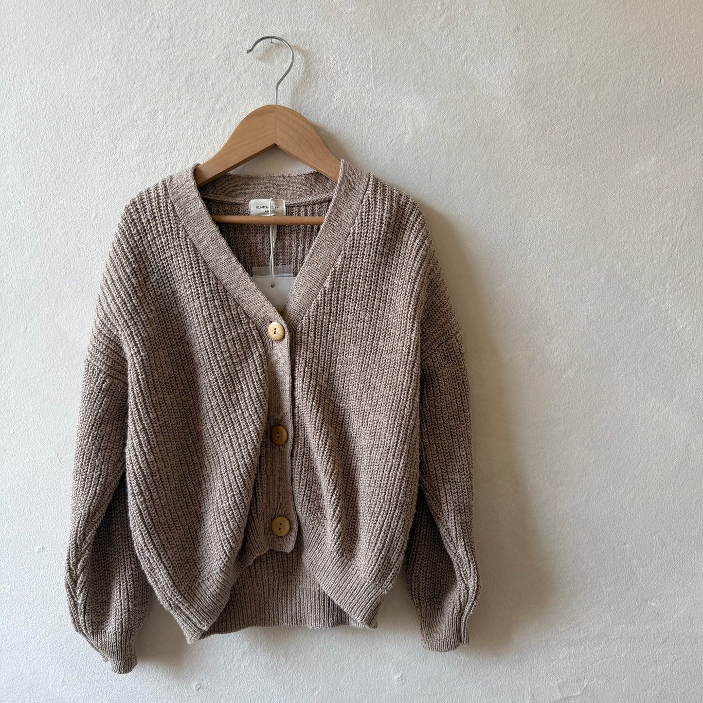 Beige Teddy Cardigan 4-5y