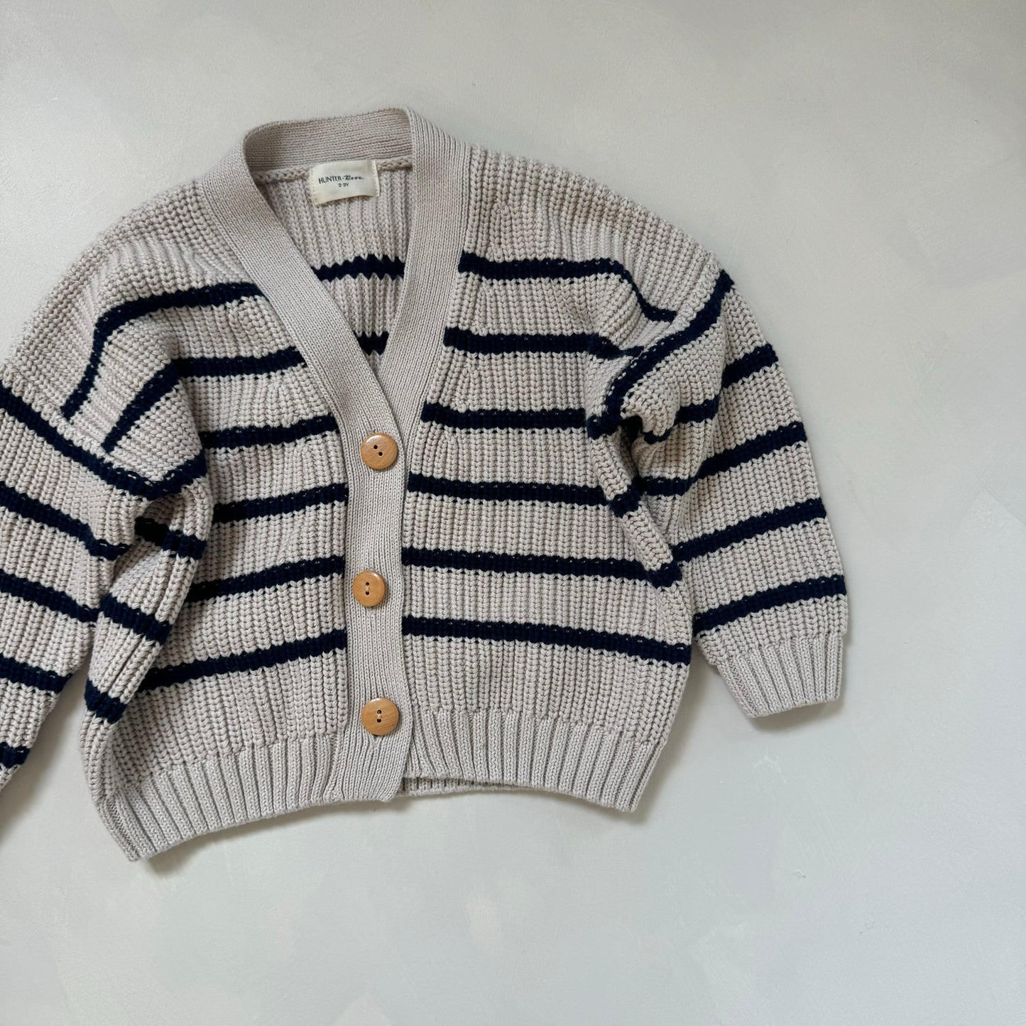 Midnight Stripe Avery Cardigan 2-3y Preloved