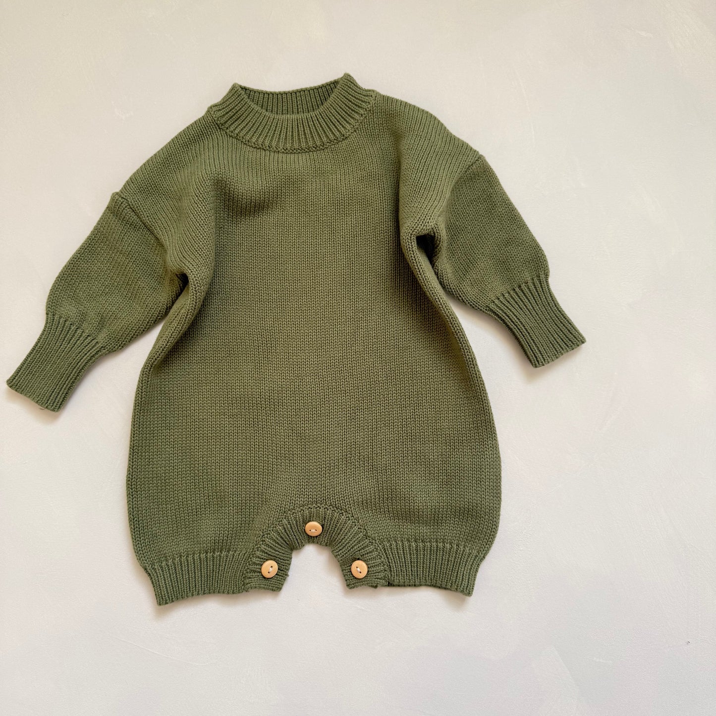 Olive River Romper 3-6m