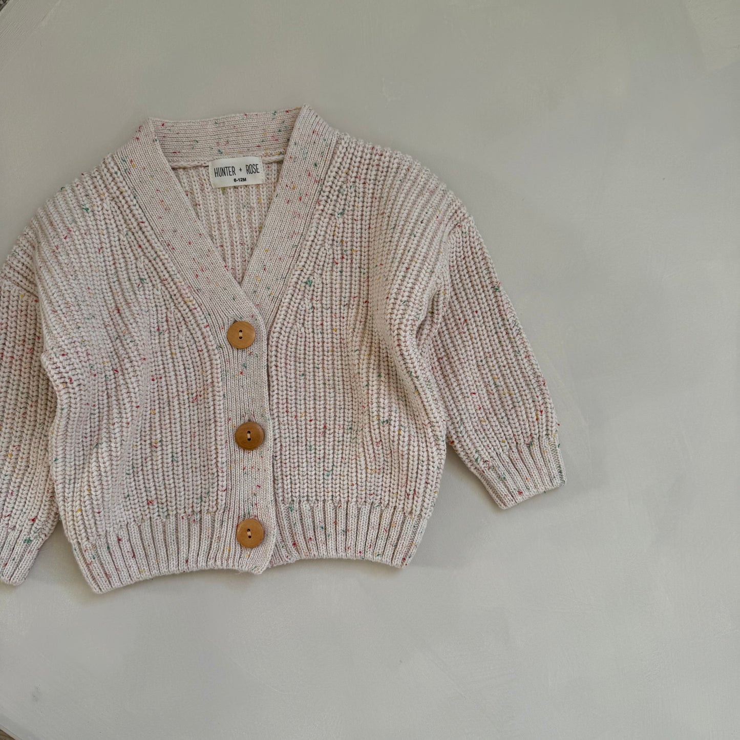 Flecked cardigan 6-12m