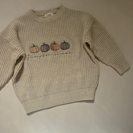 Pumpkin jumper 3-4y second