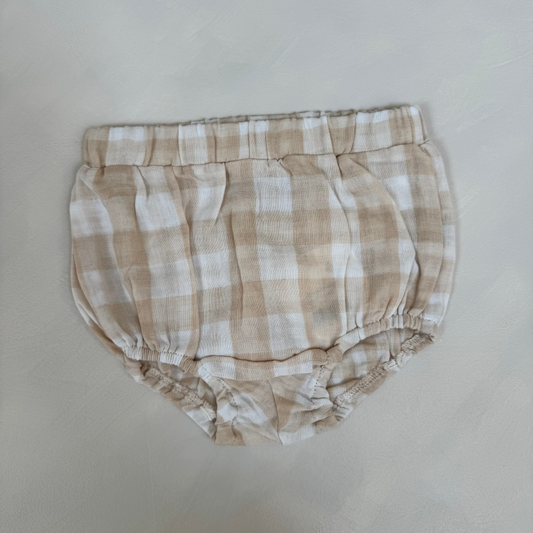 Checked bloomers 12-18m